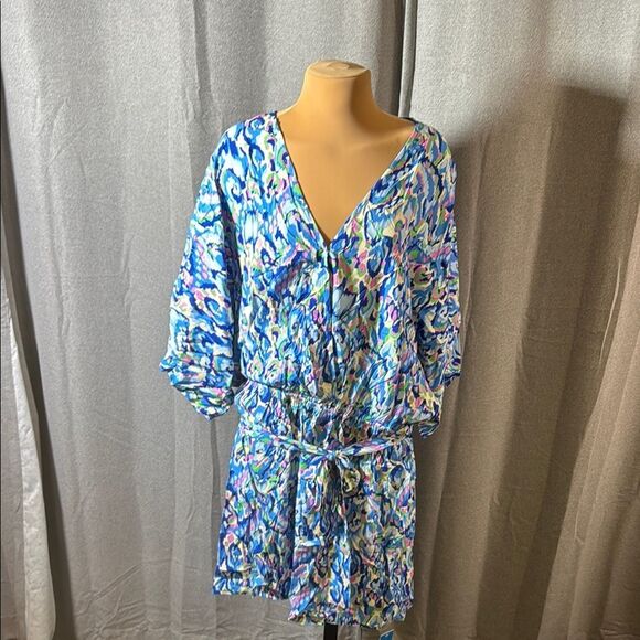 CupShe Blue Multicolor Women's Romper - Picture 16 of 16